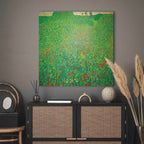 Klimt Poppy Field Floral Canvas Print