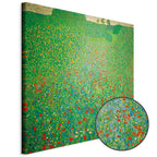 Klimt Poppy Field Floral Canvas Print