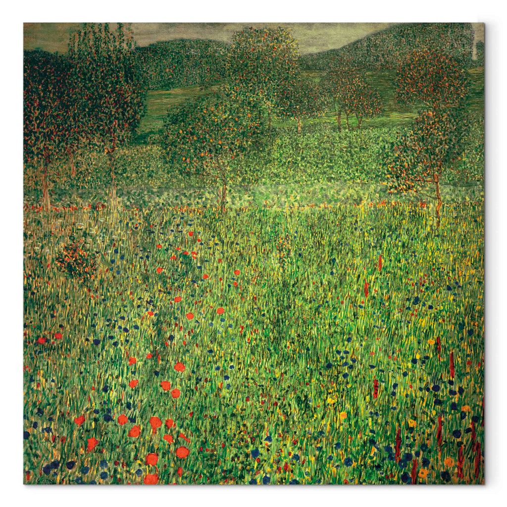 Klimt Garden Floral Canvas Print