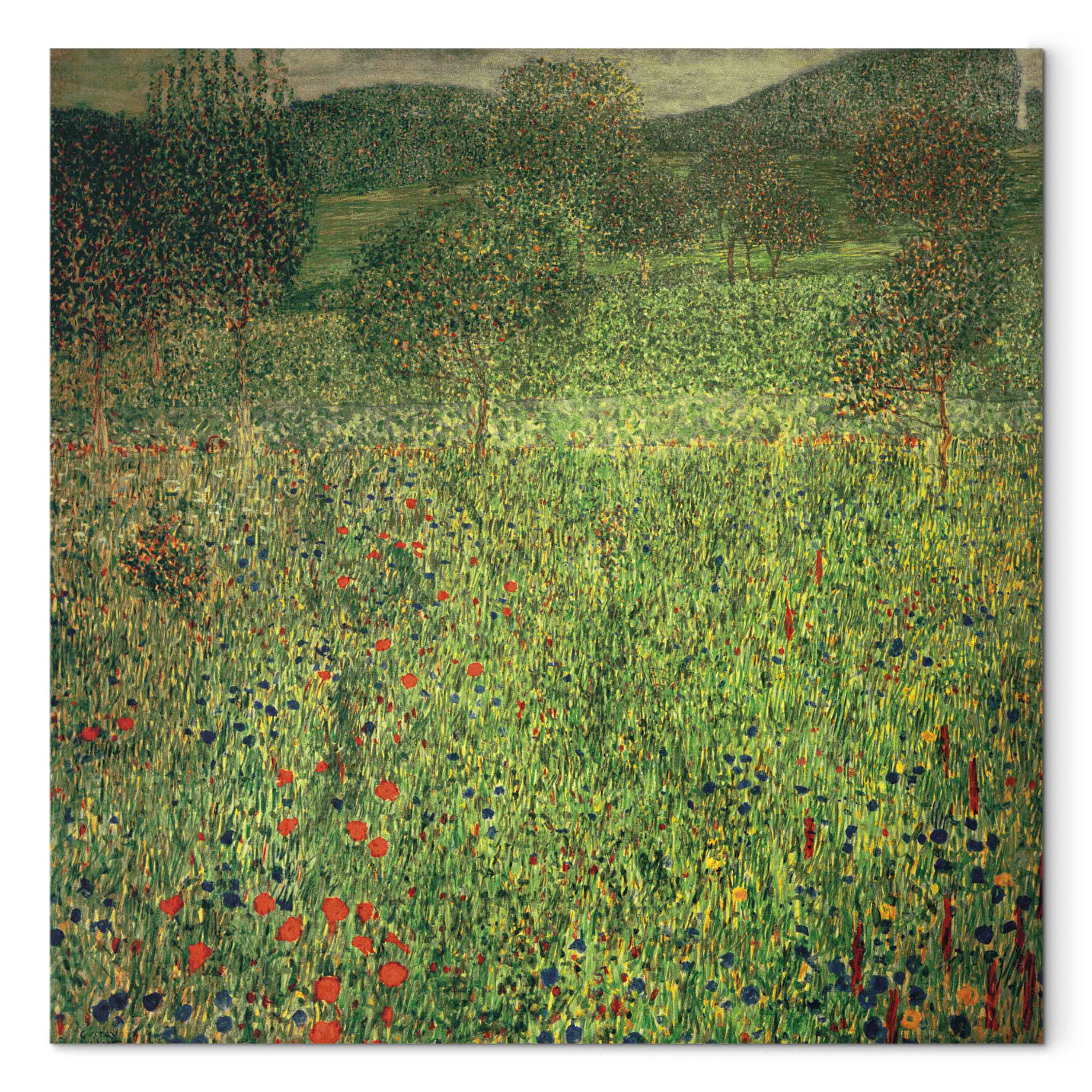 Klimt Garden Floral Canvas Print