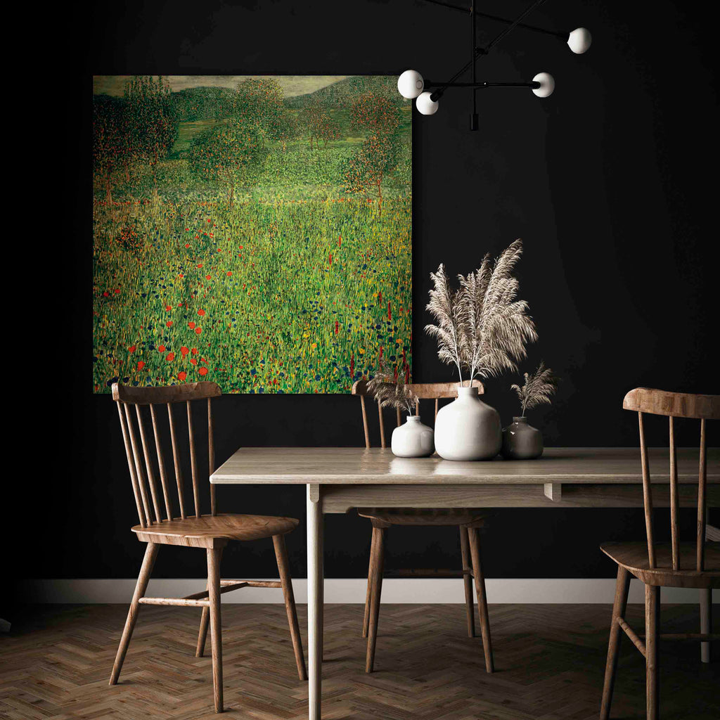 Klimt Garden Floral Canvas Print