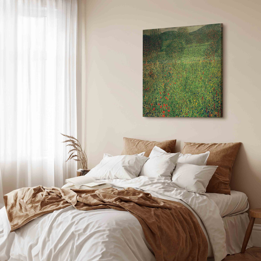 Klimt Garden Floral Canvas Print