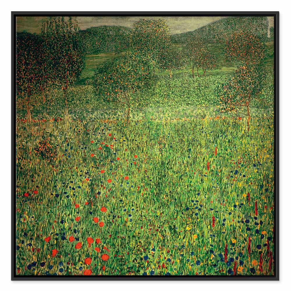 Klimt Garden Floral Canvas Print