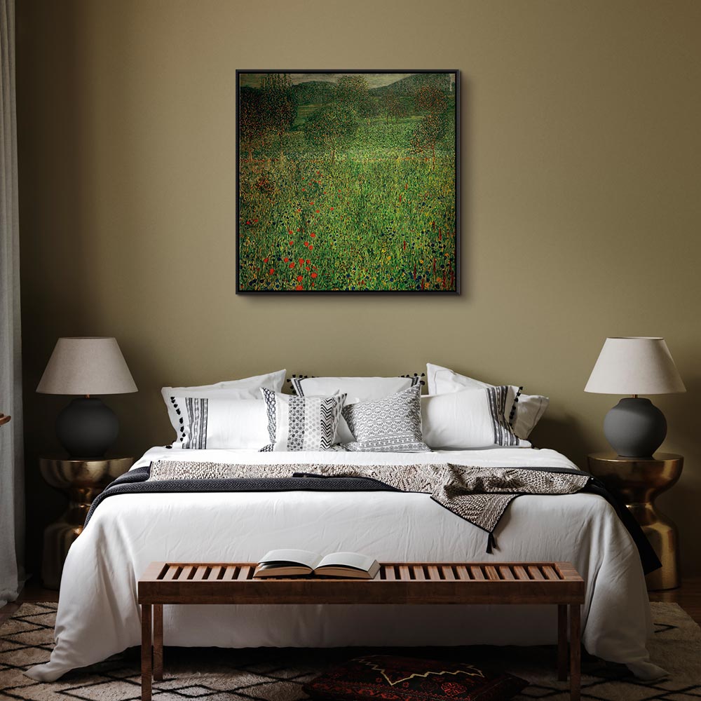 Klimt Garden Floral Canvas Print