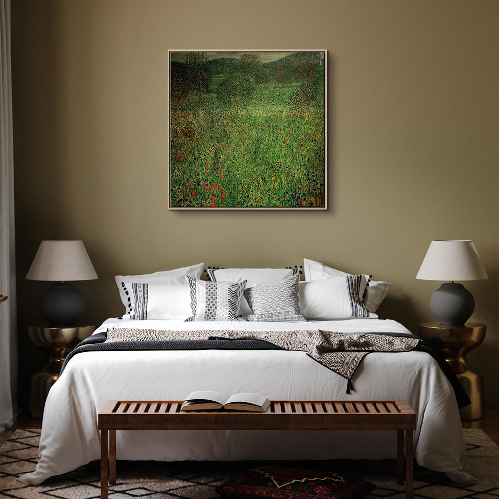 Klimt Garden Floral Canvas Print