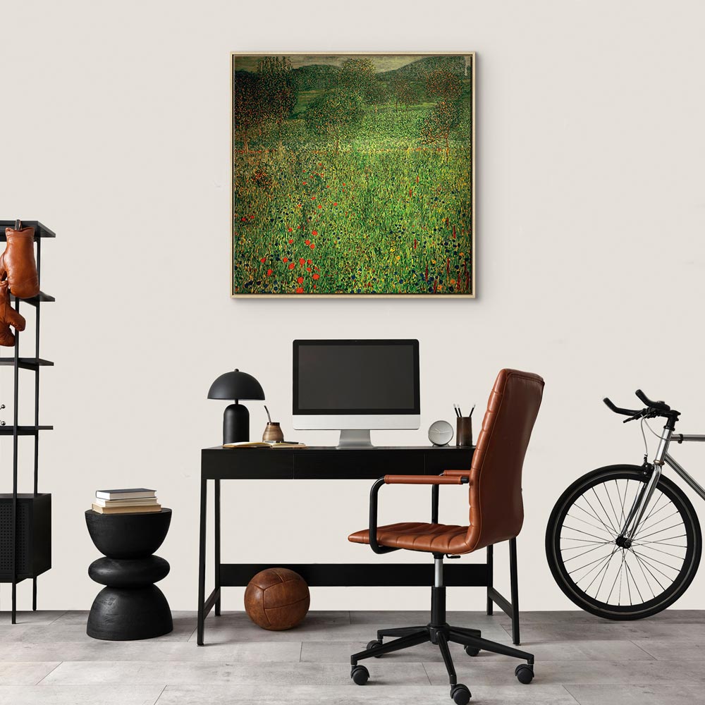 Klimt Garden Floral Canvas Print