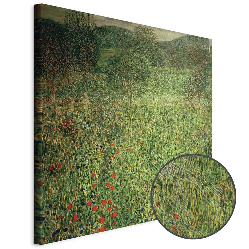 Klimt Garden Floral Canvas Print