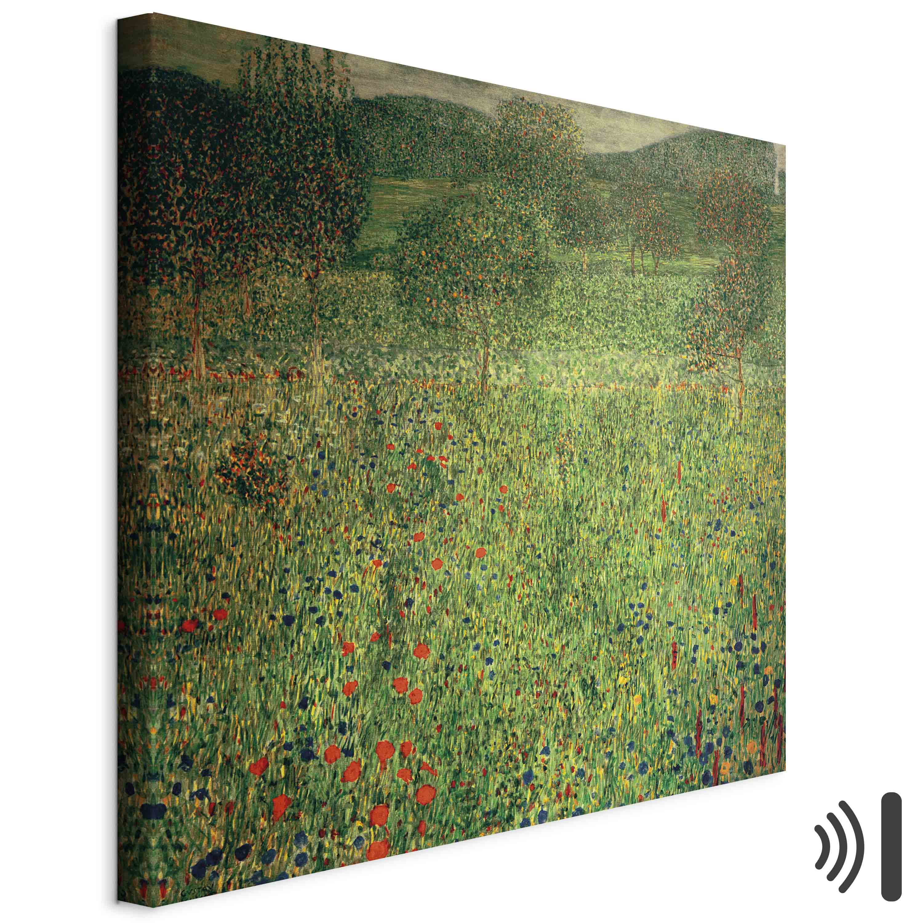 Klimt Garden Floral Canvas Print