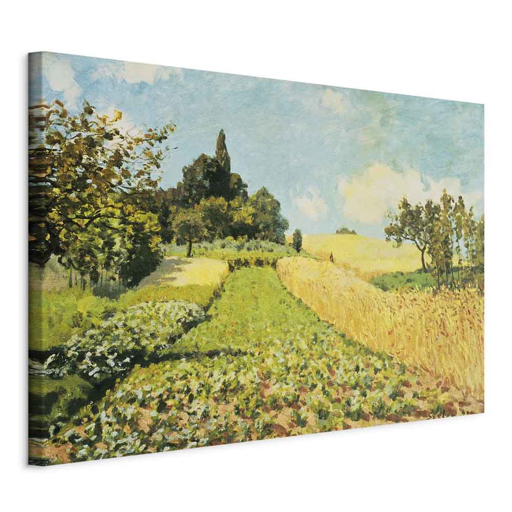 Canvas Print - Wheat field (Alfred Sisley)