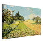 Canvas Print - Wheat field (Alfred Sisley)
