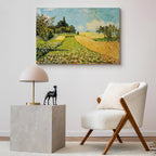 Canvas Print - Wheat field (Alfred Sisley)