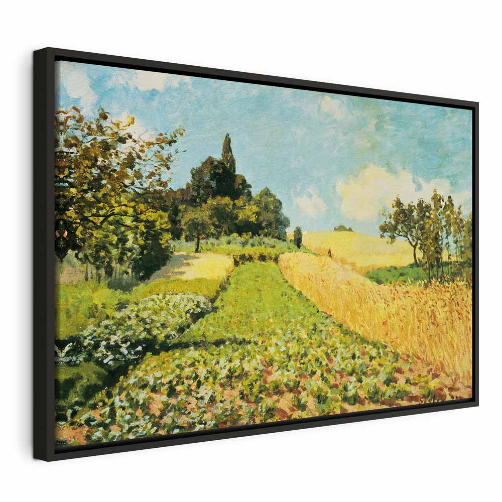 Canvas Print - Wheat field (Alfred Sisley)