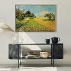 Canvas Print - Wheat field (Alfred Sisley)