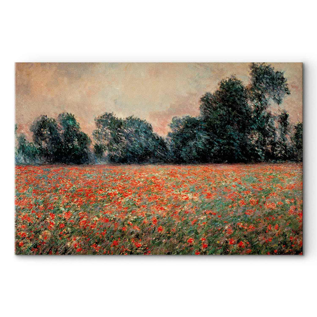 Wild Poppies Landscape Classic Canvas Print
