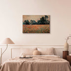 Wild Poppies Landscape Classic Canvas Print
