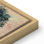 Leinwanddruck Feld mit wilden Mohnblumen