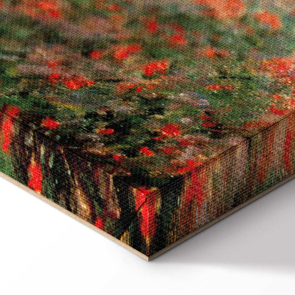 Wild Poppies Landscape Classic Canvas Print
