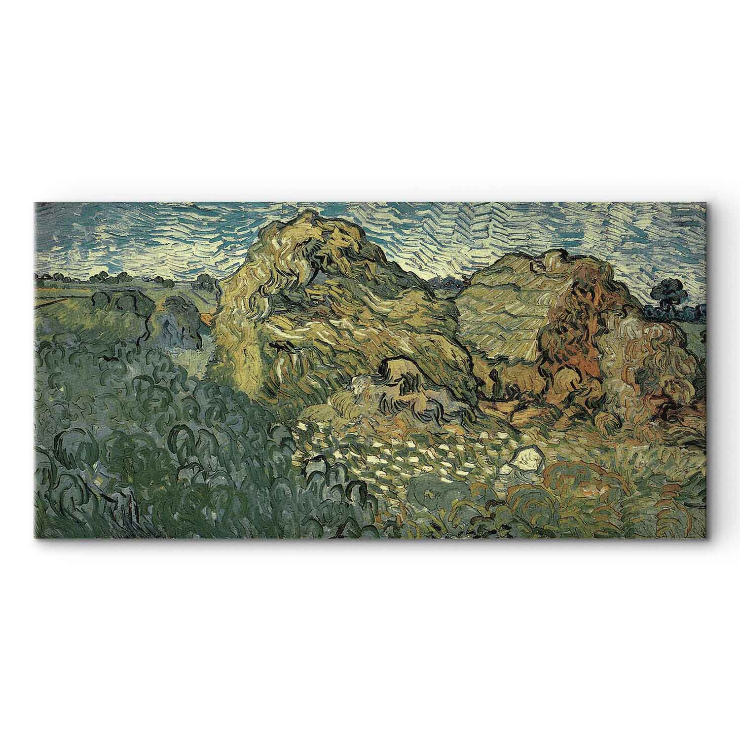 Van Gogh Wheat Field Landscape Canvas Print