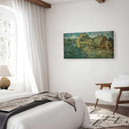 Van Gogh Wheat Field Landscape Canvas Print