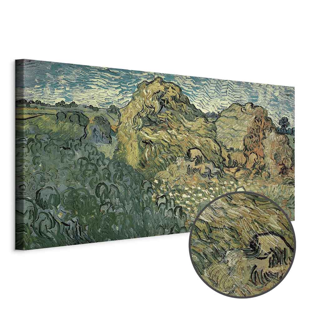 Van Gogh Wheat Field Landscape Canvas Print