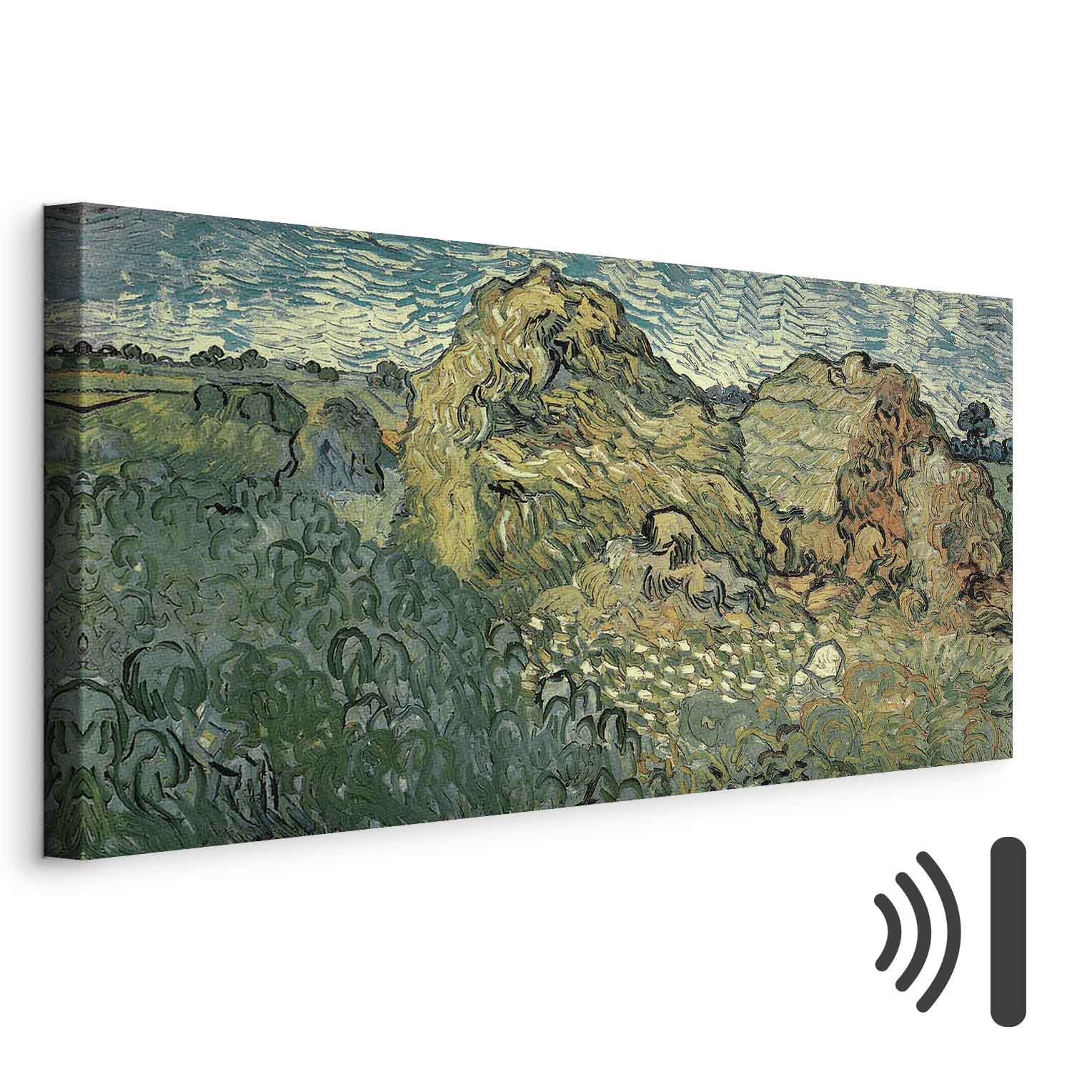 Van Gogh Wheat Field Landscape Canvas Print