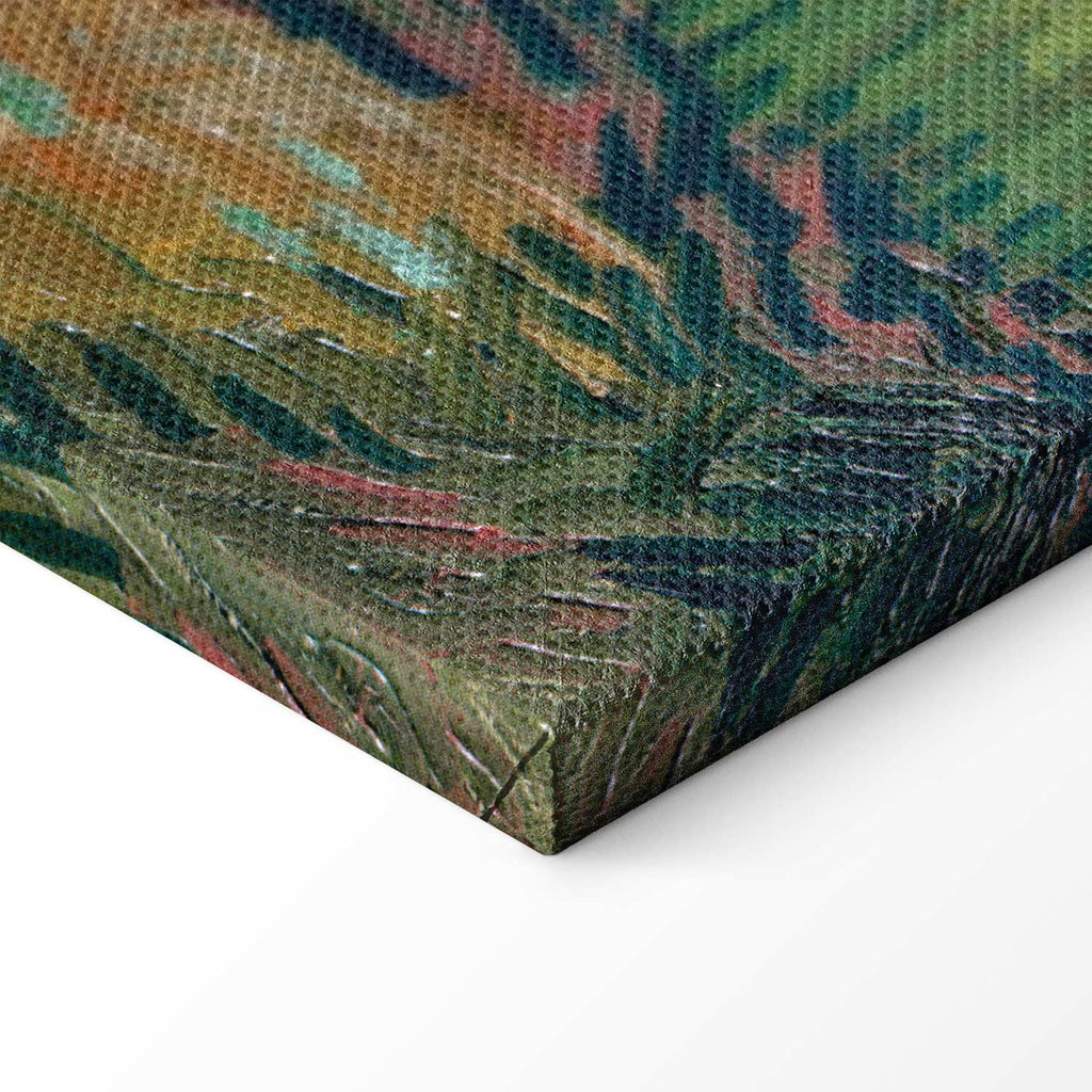 Auvers Sunset Landscape Classic Canvas Print