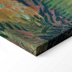 Auvers Sunset Landscape Classic Canvas Print