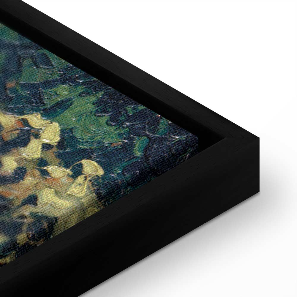 Leinwanddruck – Landschaft mit dem Schloss Auvers bei Sonnenuntergang