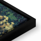 Leinwanddruck – Landschaft mit dem Schloss Auvers bei Sonnenuntergang