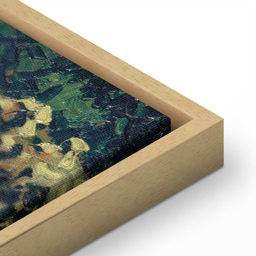 Leinwanddruck – Landschaft mit dem Schloss Auvers bei Sonnenuntergang