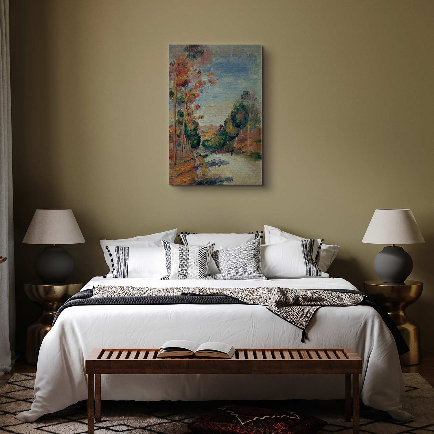 Renoir Essoyes Landscape Classic Canvas Print