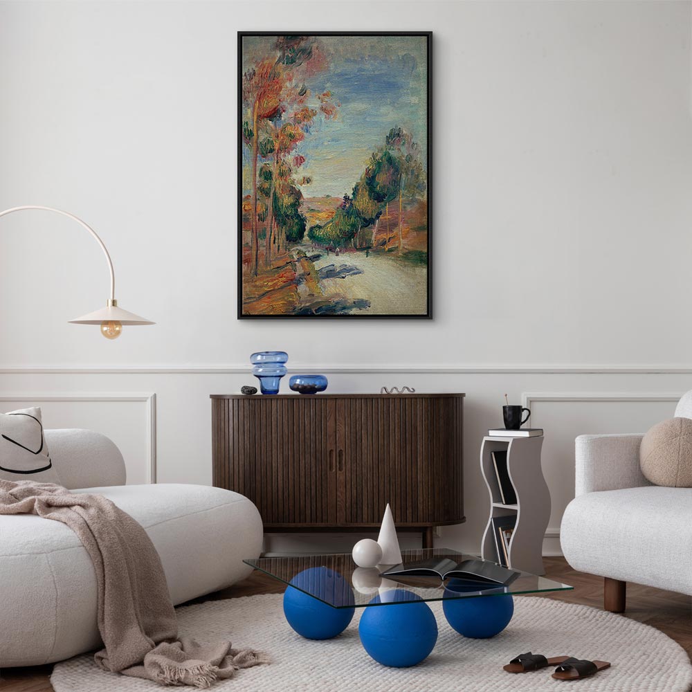 Canvas Print Paysage d'Essoyes by Renoir