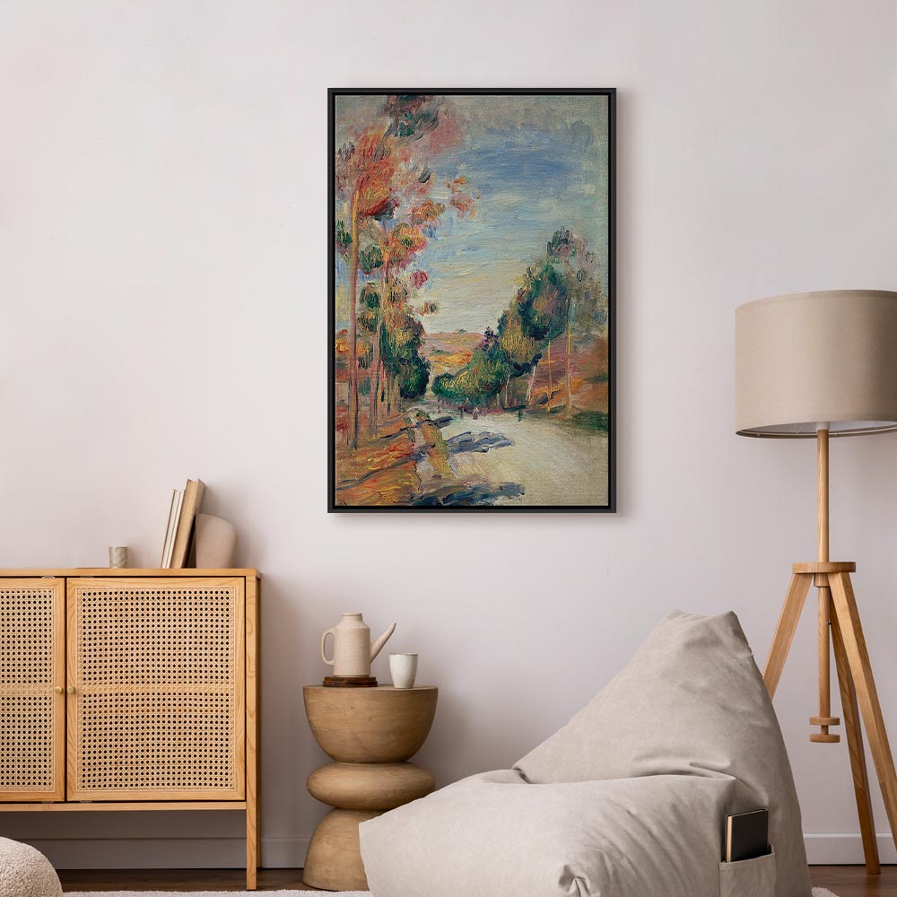 Canvas Print Paysage d'Essoyes by Renoir