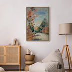 Canvas Print Paysage d'Essoyes by Renoir