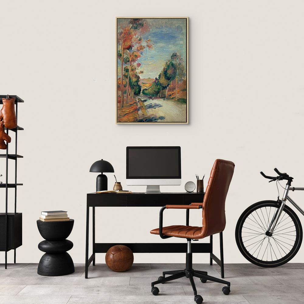 Canvas Print Paysage d'Essoyes by Renoir