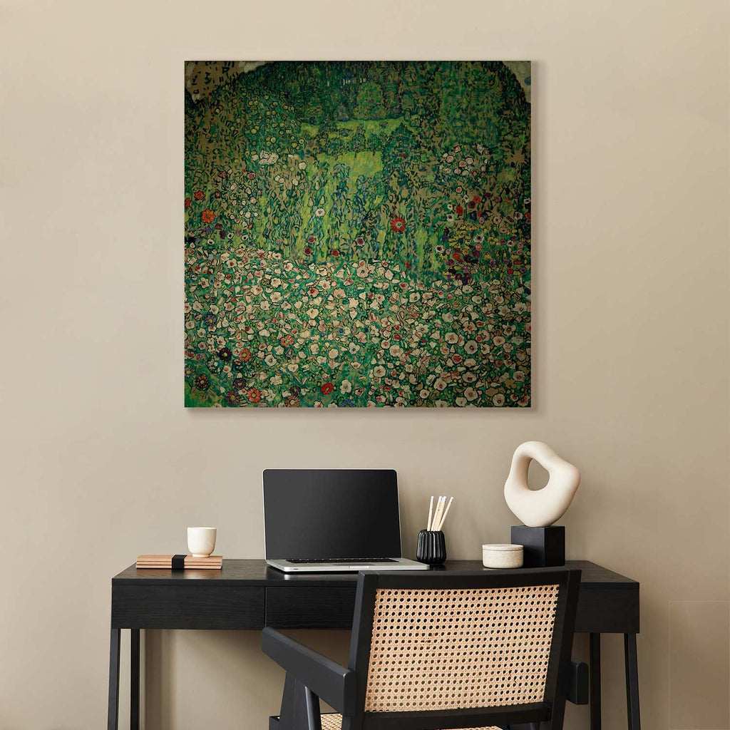Klimt Garden Landscape Classic Canvas Print