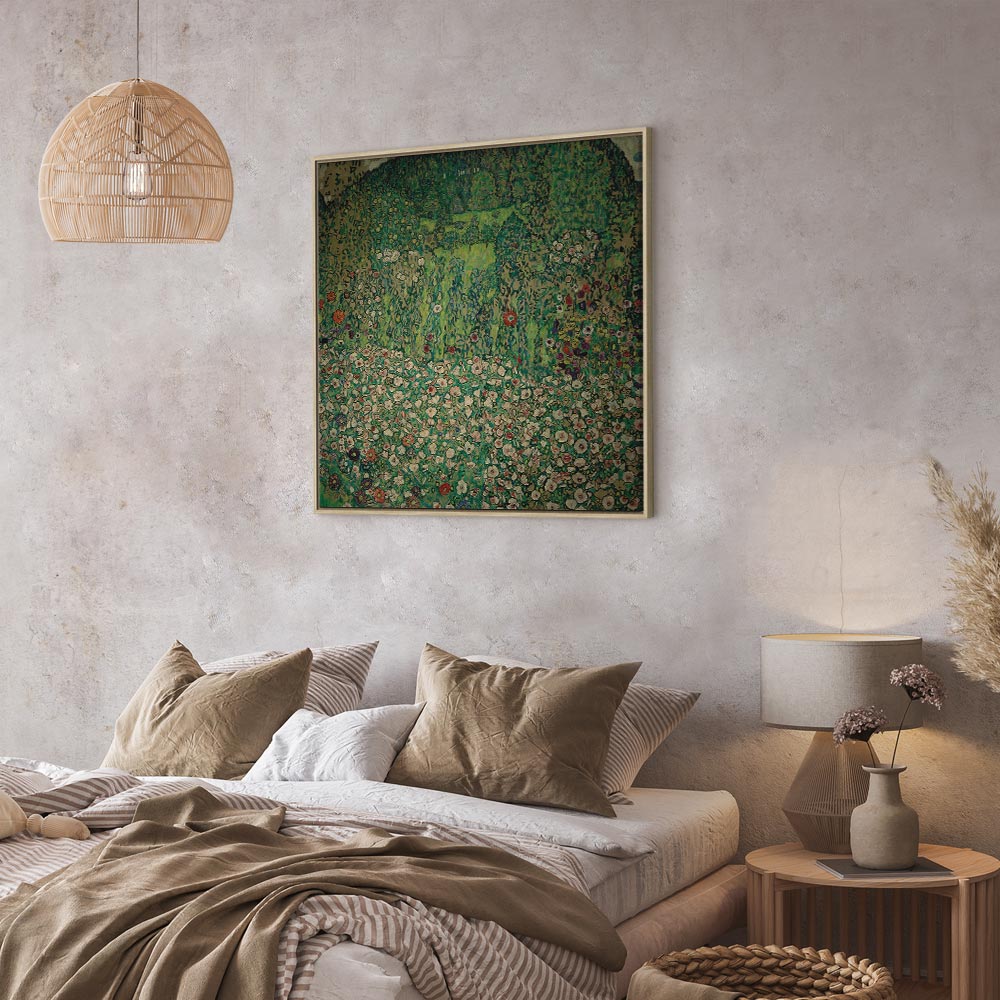 Klimt Garden Landscape Classic Canvas Print