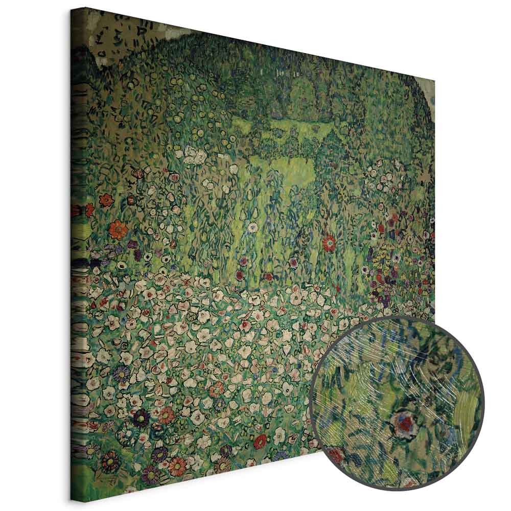 Klimt Garden Landscape Classic Canvas Print