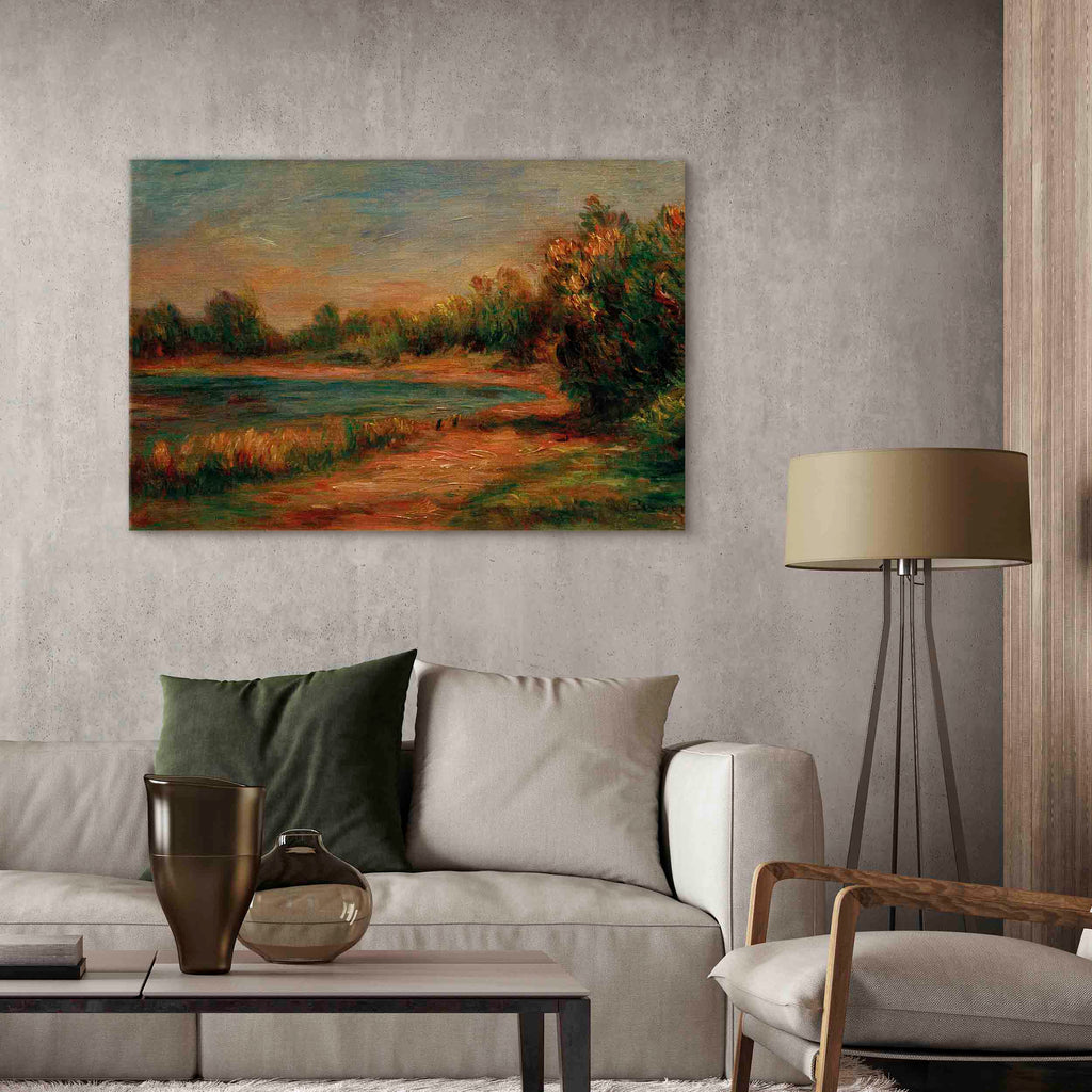 Guernsey Coastal Landscape Classic Canvas Print