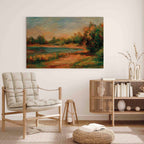 Guernsey Coastal Landscape Classic Canvas Print