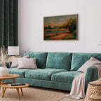 Guernsey Coastal Landscape Classic Canvas Print