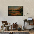 Guernsey Coastal Landscape Classic Canvas Print