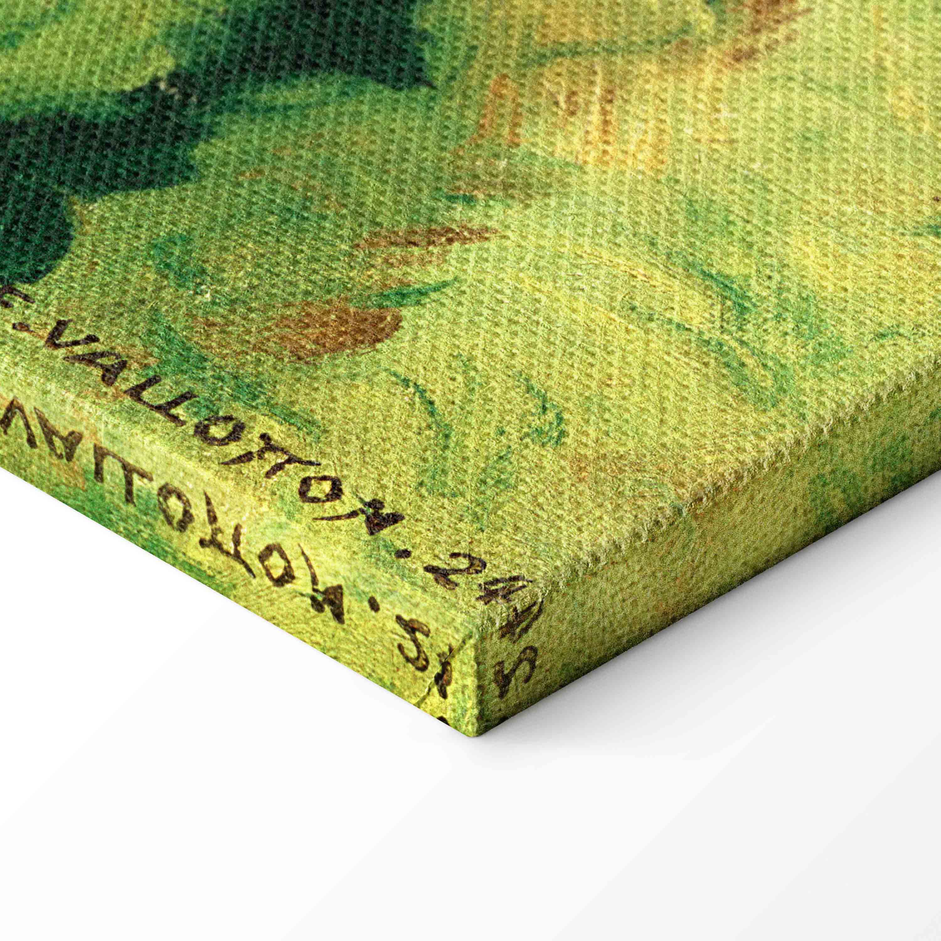 Vallée de la Cagne Landscape Canvas Print