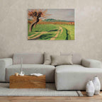 Vallée de la Cagne Landscape Canvas Print