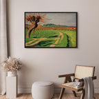 Vallée de la Cagne Landscape Canvas Print