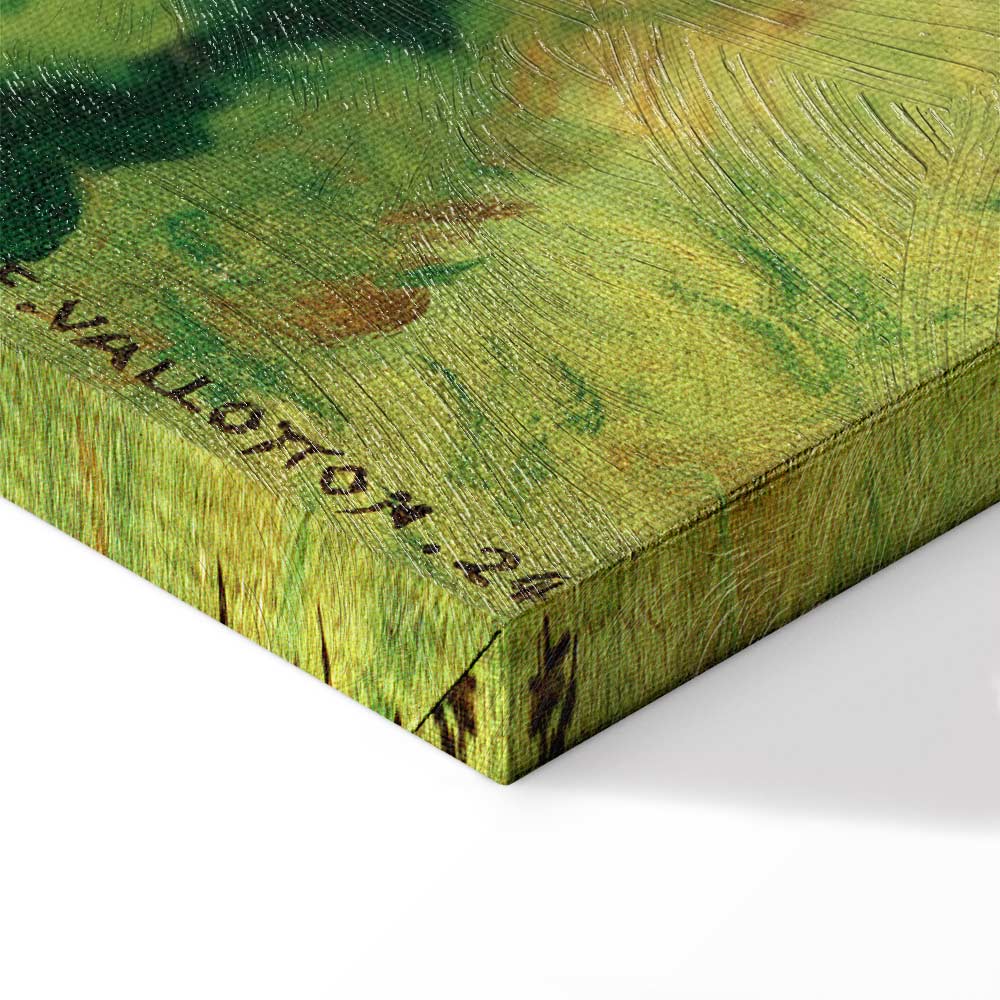 Vallée de la Cagne Landscape Canvas Print