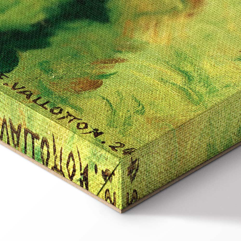 Vallée de la Cagne Landscape Canvas Print