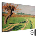 Vallée de la Cagne Landscape Canvas Print