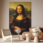 Mona Lisa Classic DIY Large Canvas Print