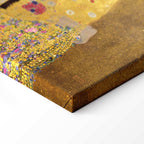 Gustav Klimt The Kiss Gold Romantic Canvas Print
